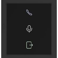 Modular Door Station Indicator Module | IP65 Protection | Two-Way Audio | by HIKVISION