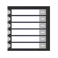 HIKVISION Intercom KD-KK G2 Nametag Module | 6 Buttons | IP65 Weather Resistant | Modular Design | by HIKVISION