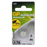 1.5V Alkaline LR44 Battery | 110mAh Capacity | Compact Size | @Card of 1 | by Powercell