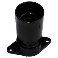 HPM Fanged Screw-On Cap Festoon Lamp Holder Black