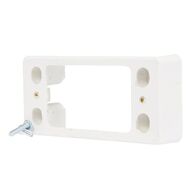 HPM Narrow Surface Mounting Block 52x150x24mm White