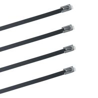 Cable Tie 316 Stainless Steel Nylon Coated Length 201mm X Width 4.6mm 100 Pack