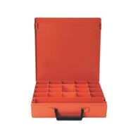 RolaCase Case 370x370x85mm With Dividers Orange