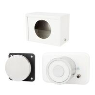 Heavy Duty 12VDC Magnetic Door Holder | 50kg Holding Force | Titanium Alloy Finish | by LOX Locking