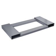 Plinth for XL³ 6300 enclosure - H. 100 x D. 725 x W. 1425 mm