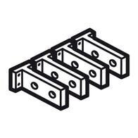 Rear terminals (8) - for DPX 1250/1600 - short - incoming or outgoing - 4P