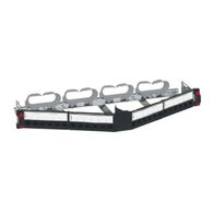Angled Patch panel 19 inch - to be equipped with 24 RJ45