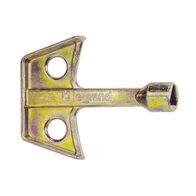Key for rebate lock - 8 mm male triangle - metal