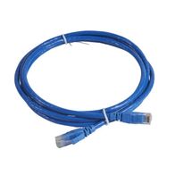 Patch cord RJ45 category 6 U/UTP PVC blue 2m