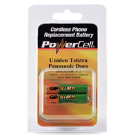 NiMH AAA Battery Pack | 1.2V Voltage | 600mAh Capacity | Rechargeable | @Pack of 2 | by Powercell