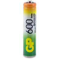 GP 1.2V AAA 600mAh NiMH Rechargeable Battery | Eco-Friendly Power | Standard AAA Size | by Powercell