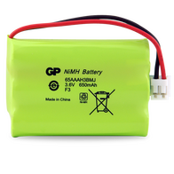 Powercell 2.4V 650mAh NiMH Cordless Phone Battery | Rechargeable | Compatible with Uniden Elite 90XX Series | by Powercell