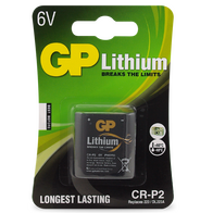 6V Lithium CR-P2 Battery | 1400mAh Capacity | Long-Lasting Power | Compact Size | @Card of 1 | by Powercell
