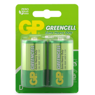 D Cell Battery | 1.5V Extra Heavy Duty | Carbon Zinc Chemistry | @Card of 2 | by Powercell