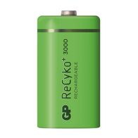 Rechargeable C Size Battery | 3000mAh Capacity | Low Self-Discharge Technology | @Pack of 2 | by Powercell
