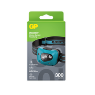300Lm Headlamp | Motion Sensor & 6 Light Modes | IPX4 Water Resistant | by Powercell