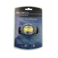 Powercell LED Headlamp | 200 Lumens Brightness | 3 Light Settings | Adjustable Head Strap | by Powercell