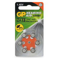 GP Zinc Air 14V Hearing Aid Battery PR48 | Long-Lasting Power | Dial Pack of 6 | by Powercell