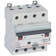 RCBO DX³ 6000A 4 poles 10A curve C type A 300mA