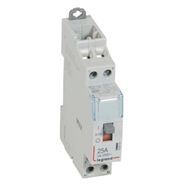 Contactor CX³   with front face handle 2 pole - 25A - 250V~ -  2 NO contacts with 24V~ coil - 1 module