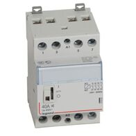 Low noise contactor CX³ with front face handle42 pole - 40A - 400V~ -  4 NO contacts with 230V~ coil - 3 modules