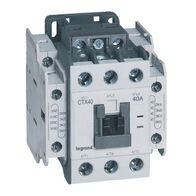 CTX³ - 3-pole contactors - 40A AC-3 rating - 24V DC actuation - Screw terminals