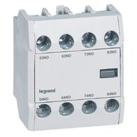 Auxiliary contact 4NO for CTX3 3P 9A to 150A and 4P 40A to 135A - front mounting