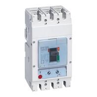 Circuit breaker DPX3 250 AB,4 poles, with rated current of 240A and electronic protection.