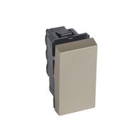 Arteor™ - 1-way switch 20 AX 250 V~ - 1 module square version - Champagne