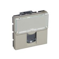Arteor™ - RJ45 Category 6 UTP socket - 2 modules - Champagne