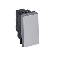 Arteor™ - 1-way push-button 6 A 250 V~ - 1 module square version - Alu
