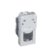 Arteor™ - RJ45 Category 6 UTP socket - 1 module - Alu