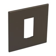 Arteor™ - British standard plate square version 1 module - Dark Bronze