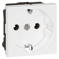 Arteor™ - Socket - German - 16 A - 2P+E shuttered - 2 modules - White