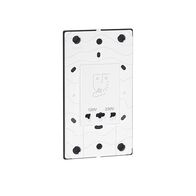 Arteor™ - Shaver socket - 230 V / 120-230 V with earth connector - 3 modules -White
