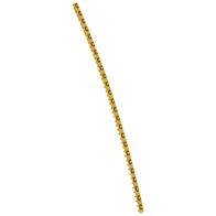 CAB3 - Markers for terminal blocks and wiring 0.15 to 0.5mm² black letters on yellow background 0.15-0.5mm² letter C pack of 300