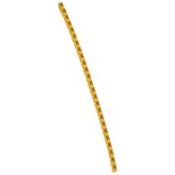 CAB3 - Markers for terminal blocks and wiring 0.15 to 0.5mm² black letters on yellow background 0.15-0.5mm² letter K pack of 300