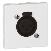 Arteor™ - 3-pole XLR socket - female - 2 modules - White