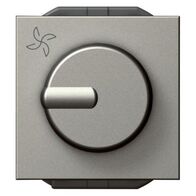 Arteor™ - Fan controller - Fan step regulator 100 W - 2 modules - Magnesium