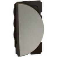 Arteor™ - 1-way push-button - round - 1 right module - Magnesium