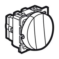 Arteor™ - 2 x 2-way + 1-way switch - 20 AX - 250 V~ - 3-gang - round - 2 mod -magn