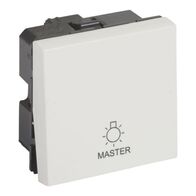 Arteor™ - Master push-button - lighting control - 2 modules - White