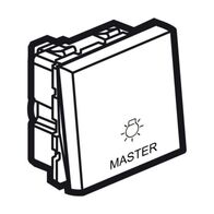 Arteor™ - Master push-button for lighting control - 2 modules - Magnesium