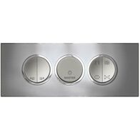 Arteor™ - Master push-button for lighting control - 2 round modules - Magnesium