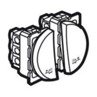 Arteor™ - Push-button for bed lights for lighting control - 2 x 1 round mod - magn