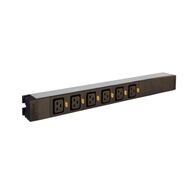 LCS³ 19" PDU 1U 6 x C19 IEC 60320 standard with terminal block