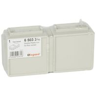 Plastic flush-mounting box for installation in concrete floor - 6 modules