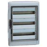 Plexo3 IP65 Surface Mount Enclosure 36 Module Grey 622Hx340Wx161Dmm