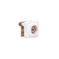 HPM TV PAL to Saddle Coax Connector White