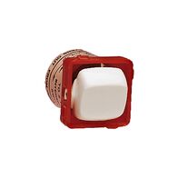 HPM 10A Double Pole Crossover Intermediate Rocker Switch White